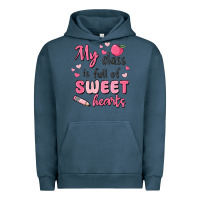 Pigment Midnight Navy my class is full of sweet hearts Urban Hoodie - MaliasSmallBusiness