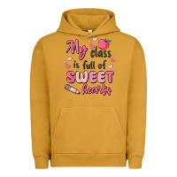 Pigment Peanut Butter my class is full of sweet hearts Urban Hoodie - MaliasSmallBusiness