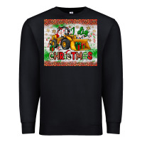 Black i dig christmas bulldozer santa Premium Sweatshirt - JahusDesignShop
