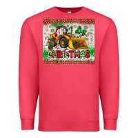 Cardinal i dig christmas bulldozer santa Premium Sweatshirt - JahusDesignShop