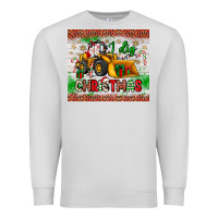 Dove Grey i dig christmas bulldozer santa Premium Sweatshirt - JahusDesignShop