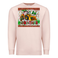 Pale Pink i dig christmas bulldozer santa Premium Sweatshirt - JahusDesignShop