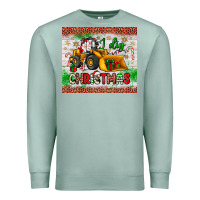 Seafoam i dig christmas bulldozer santa Premium Sweatshirt - JahusDesignShop