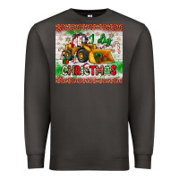 Smoke i dig christmas bulldozer santa Premium Sweatshirt - JahusDesignShop
