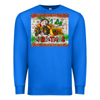 True Royal i dig christmas bulldozer santa Premium Sweatshirt - JahusDesignShop