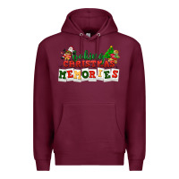 Burgundy Baking Christmas memories Premium Hoodie - NancyCooperArtShop