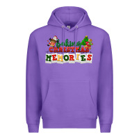 Purple Baking Christmas memories Premium Hoodie - NancyCooperArtShop