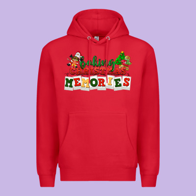 Baking Christmas Memories Premium Hoodie Designed By Nancycooperartshop