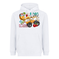 White i dig 100 days of school Heavyweight Hoodie - RacoonDesign