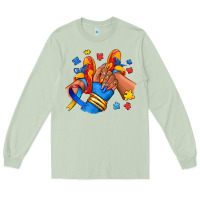 Matcha Autism afro girl sneakers Long Sleeve Tee - RanaPortraitStore