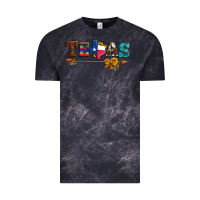 Cloud Black texas with arrow and sunflowers Vintage Tee - Artiststas
