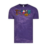 Cloud Purple texas with arrow and sunflowers Vintage Tee - Artiststas
