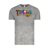 Cloud Rock texas with arrow and sunflowers Vintage Tee - Artiststas