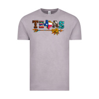 Vintage Zinc texas with arrow and sunflowers Vintage Tee - Artiststas