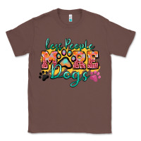 Chestnut less people more dogs paw zillion Classic Tee - Zillion Design Studio