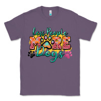 Lavender less people more dogs paw zillion Classic Tee - Zillion Design Studio