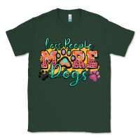 Sports Green less people more dogs paw zillion Classic Tee - Zillion Design Studio