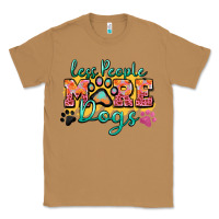 Toasted Coconut less people more dogs paw zillion Classic Tee - Zillion Design Studio