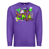 Purple cna halloween Premium Sweatshirt - AdoDesignShop