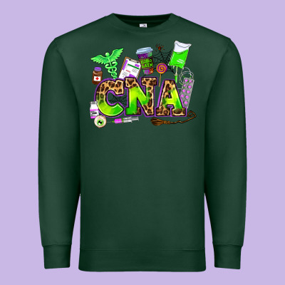 Cna Halloween Premium Sweatshirt Designed By Adodesignshop