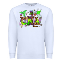 White cna halloween Premium Sweatshirt - AdoDesignShop
