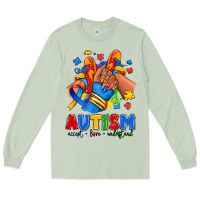 Matcha Autism accept love understand afro girl sneakers Long Sleeve Tee - RanaPortraitStore