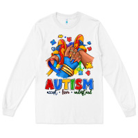 White Autism accept love understand afro girl sneakers Long Sleeve Tee - RanaPortraitStore