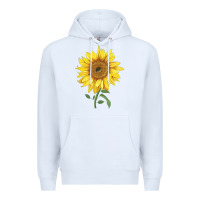 White bambino sunflower Premium Hoodie - LillyAllenDesigns