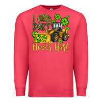 Cardinal a little dirt never hurt st patricks bulldozer Premium Sweatshirt - JahusDesignShop