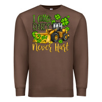 Chestnut a little dirt never hurt st patricks bulldozer Premium Sweatshirt - JahusDesignShop