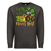 Smoke a little dirt never hurt st patricks bulldozer Premium Sweatshirt - JahusDesignShop