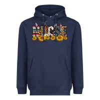 Navy nurse sunflower Heavyweight Hoodie - FaDigitalArtStudio