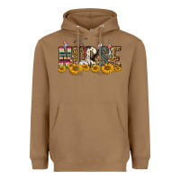 Toasted Coconut nurse sunflower Heavyweight Hoodie - FaDigitalArtStudio