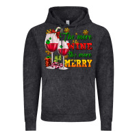 Vintage Black The more wine the more merry Vintage Hoodie - AdoDesignShop