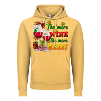 Vintage Mustard The more wine the more merry Vintage Hoodie - AdoDesignShop