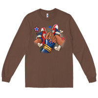 Chestnut Baseball afro girl sneakers Long Sleeve Tee - RanaPortraitStore