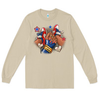 Mushroom Baseball afro girl sneakers Long Sleeve Tee - RanaPortraitStore