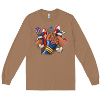 Toasted Coconut Baseball afro girl sneakers Long Sleeve Tee - RanaPortraitStore