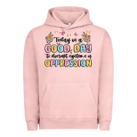 Pigment Salmon today is a good day to disrupt systems of oppressi Urban Hoodie - MaliasSmallBusiness