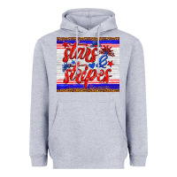 Heather Grey stars and stripes tumbler Heavyweight Hoodie - HRA Design Shop