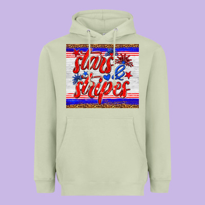 Stars And Stripes Tumbler Heavyweight Hoodie Designed By Hra Design Shop