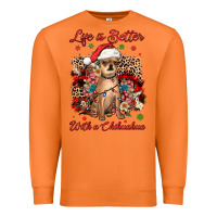 Carrot christmas life is better with a chihuahua Premium Sweatshirt - JahusDesignShop