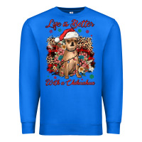 True Royal christmas life is better with a chihuahua Premium Sweatshirt - JahusDesignShop