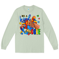 Matcha Be a kind sole Autism afro girl sneakers Long Sleeve Tee - RanaPortraitStore
