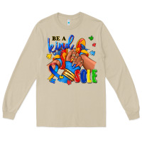Mushroom Be a kind sole Autism afro girl sneakers Long Sleeve Tee - RanaPortraitStore