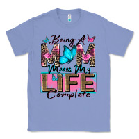 Colony Blue being a mom makes my life complete Classic Tee - Zillion Design Studio