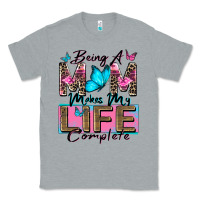 Heather Grey being a mom makes my life complete Classic Tee - Zillion Design Studio