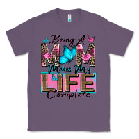 Lavender being a mom makes my life complete Classic Tee - Zillion Design Studio