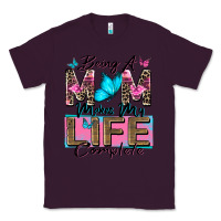 Plum being a mom makes my life complete Classic Tee - Zillion Design Studio