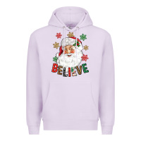 Lilac Believe Christmas Premium Hoodie - NancyCooperArtShop